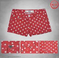 dames abercrombie classic shorts dot rood Outlet Eindhoven 4haad585